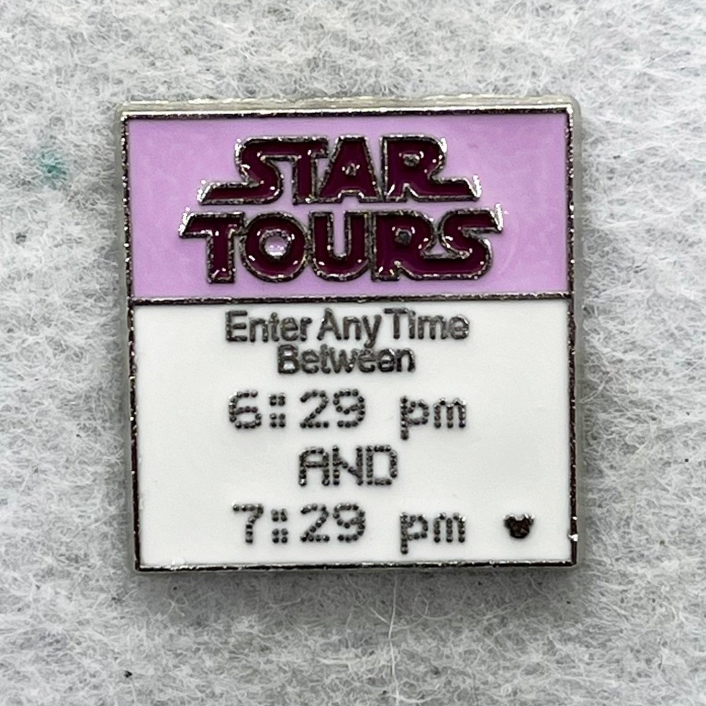🔮 5/$25 Disney World FastPass Star Tours Pin